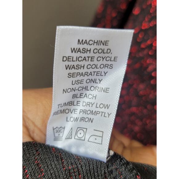 Ellos Shift Dress Women's Size 1X Brown's Polyester Long Sleeves - Picture 11 of 12